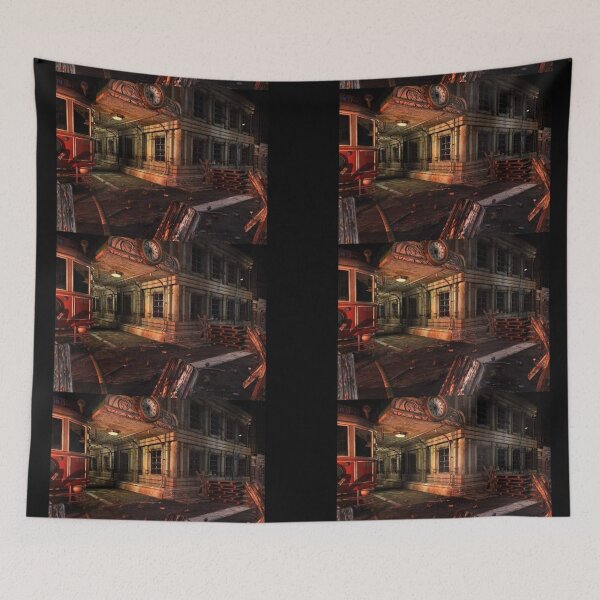 Item preview, Raccoon city uptown, cable car area Resident evil 3 designed and sold by PatronesKawai.