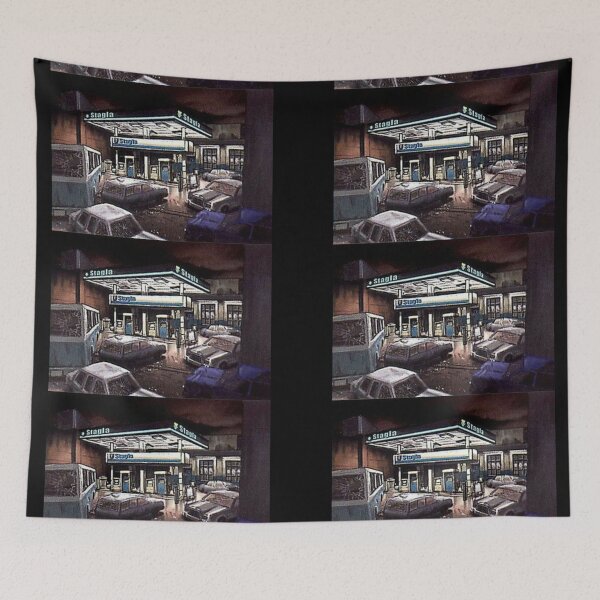 Item preview, Resident Evil 3 environmental background concept art designed and sold by PatronesKawai.