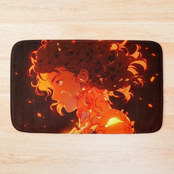Item preview, Futuristic Fiery Cyborg Anime Girl designed and sold by bubblegoth.