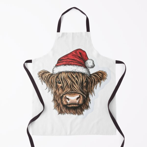 Item preview, Scotish Highland Cow Christmas designed and sold by NicolasGlowArt.