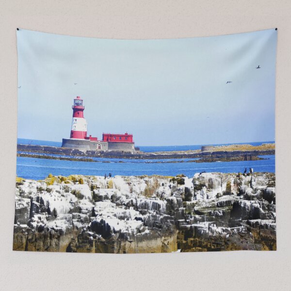 Artikelvorschau, Die Farne-Inseln mit dem Longstone-Leuchtturm entworfen und verkauft von MartinPhotos.