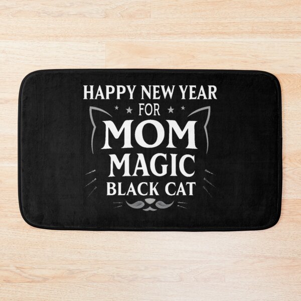 Item preview, Festive Black Cat New Year Magic designed and sold by Yas_oma.