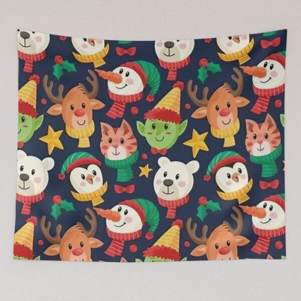 Aperçu de l'œuvre Chat festif créée et vendue par JonysCreativeDesigns.