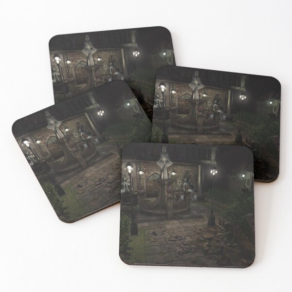 Item preview, Raccoon city clock tower courtyard, Resident evil 3 designed and sold by PatronesKawai.