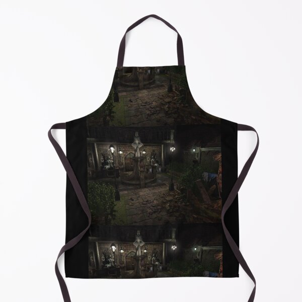 Item preview, Raccoon city clock tower courtyard, Resident evil 3 designed and sold by PatronesKawai.