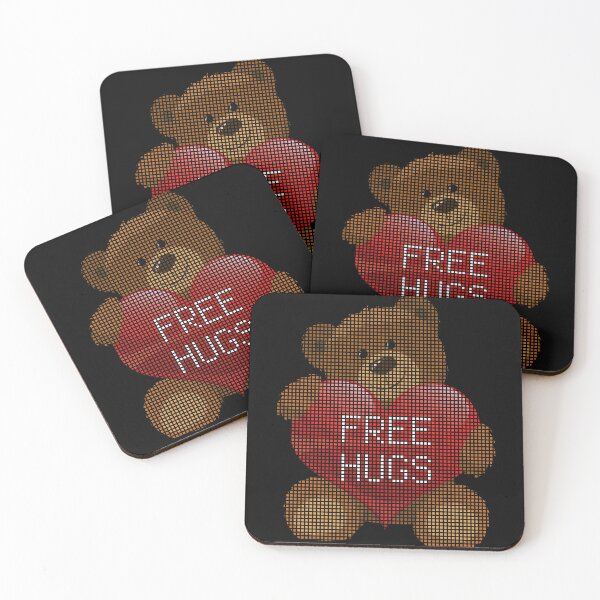 Item preview, Free Hugs  - Teddy Bear Design designed and sold by Awakened-Pixels.