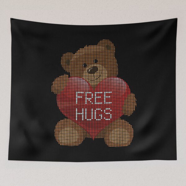 Item preview, Free Hugs  - Teddy Bear Design designed and sold by Awakened-Pixels.