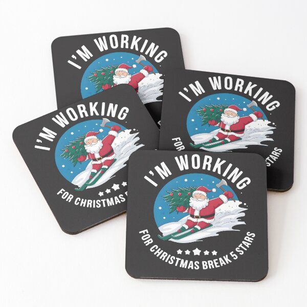 Item preview, I Am Working For Christmas Break 5 Stars Gifts For Men Women Boys and Girls designed and sold by TravelofArtist.