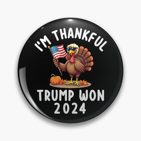 Item preview, i'm Thankful trump won Thanksgiving Turkey fall men women designed and sold by My Kozy Shoppe.