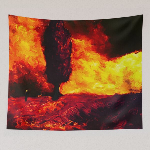 Item preview, The Fiery Landscape! designed and sold by Mickangelhere.