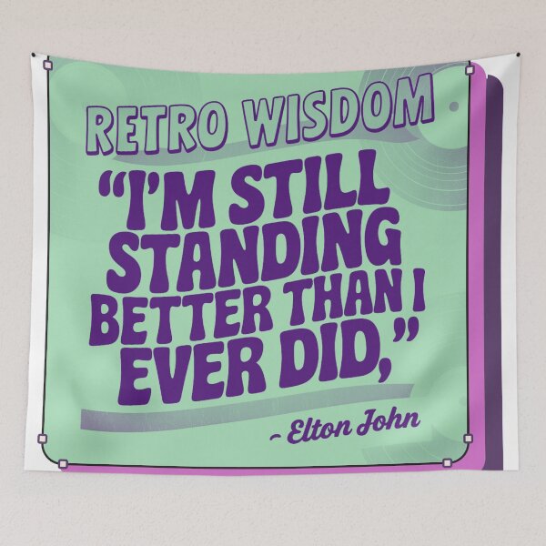 Item preview, Retro Wisdom: Timeless Resilience designed and sold by TTG-SHOP.