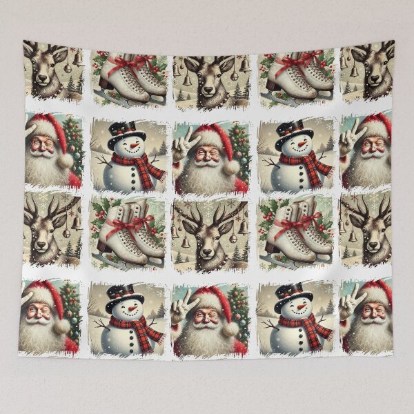 Item preview, Retro Christmas - Vintage Design designed and sold by Lecturarte.