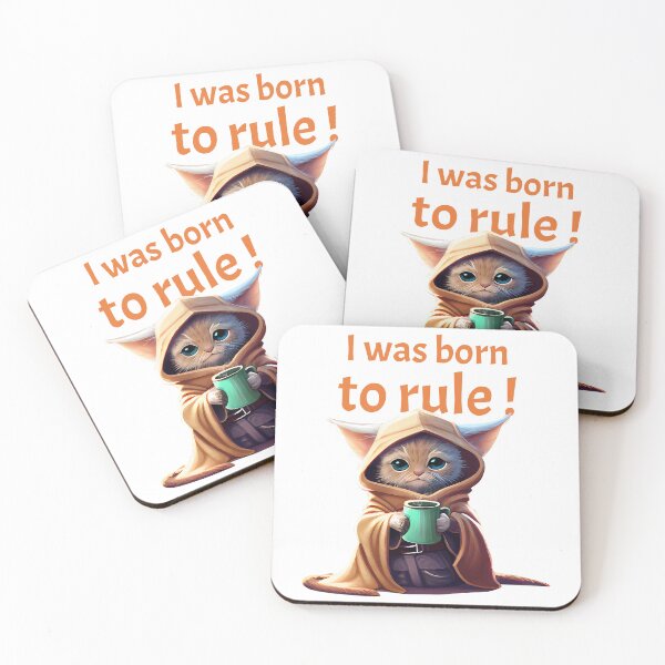 Item preview, Cat - I was born to rule ! designed and sold by zorropriest.