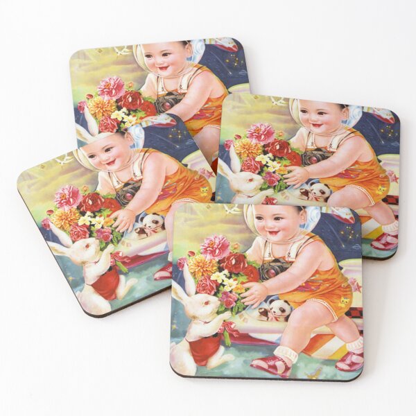 Item preview, Chinese Propaganda - Little Guests in the Moon Palace designed and sold by uniteddairies.