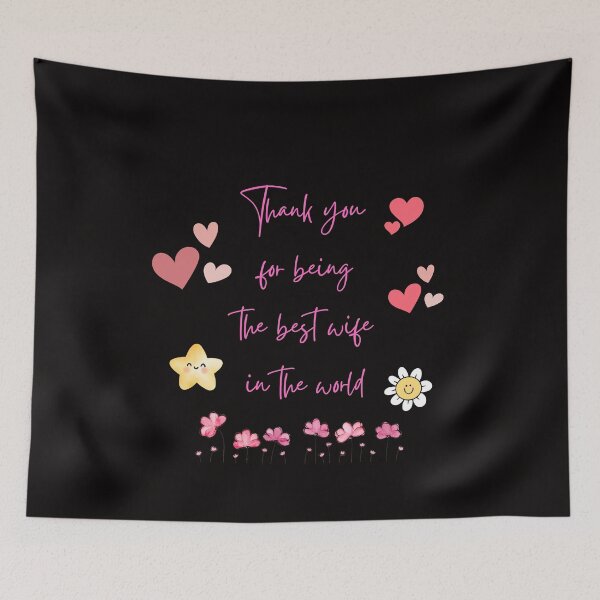 Item preview, Thank you for being the best wife in the world designed and sold by I vizi di Bob.