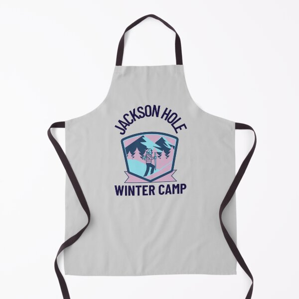 Item preview, Jackson hole winter camp design for skiers, snowshoers, hikers, and snow lovers designed and sold by Bacibooks.