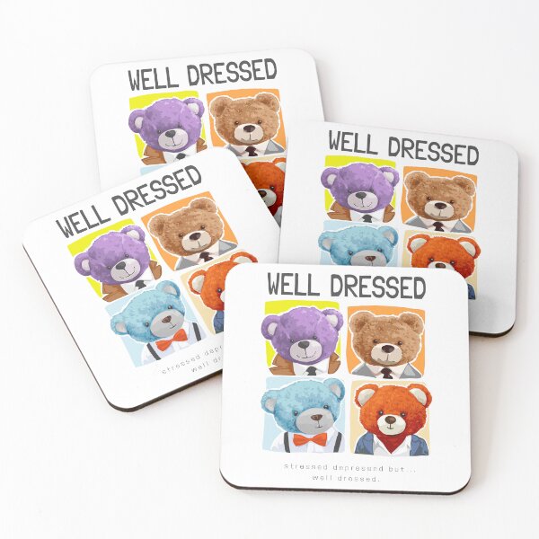 Item preview, Well Dressed Teddies – Stressed but Stylish designed and sold by Philip-p22.