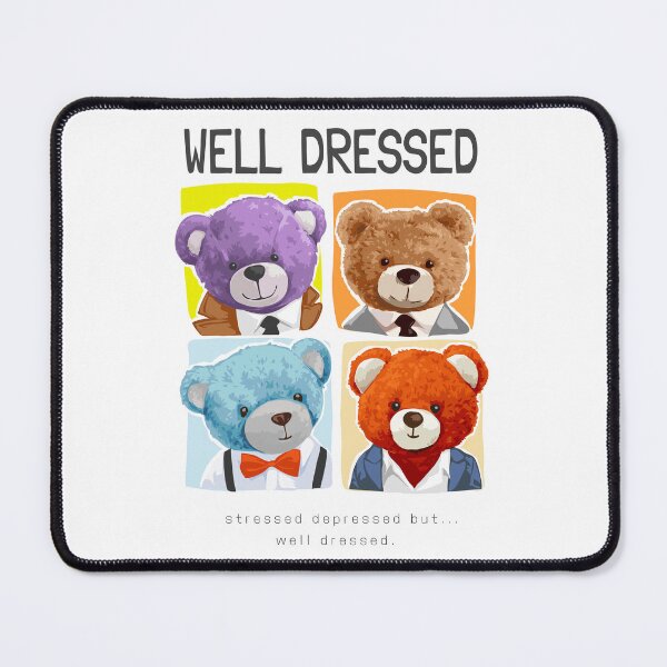 Item preview, Well Dressed Teddies – Stressed but Stylish designed and sold by Philip-p22.