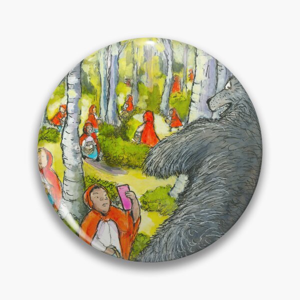 Item preview, The Wolf and All the Little Red Riding Hoods designed and sold by Bearnabas.