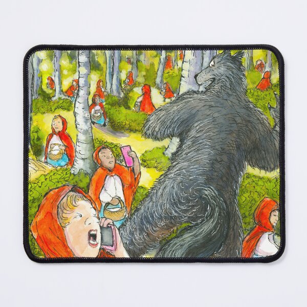 Item preview, The Wolf and All the Little Red Riding Hoods designed and sold by Bearnabas.