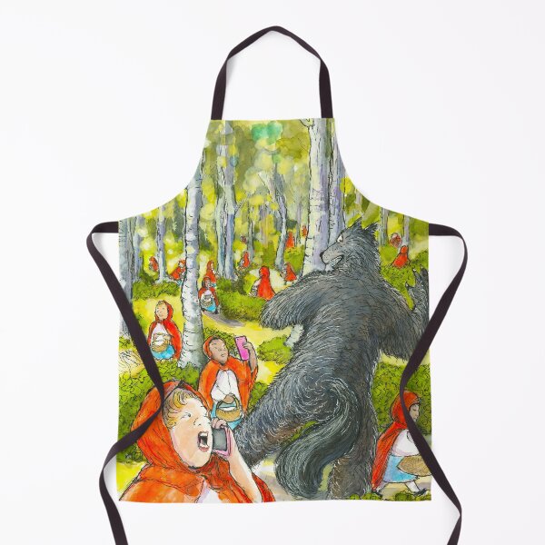 Item preview, The Wolf and All the Little Red Riding Hoods designed and sold by Bearnabas.