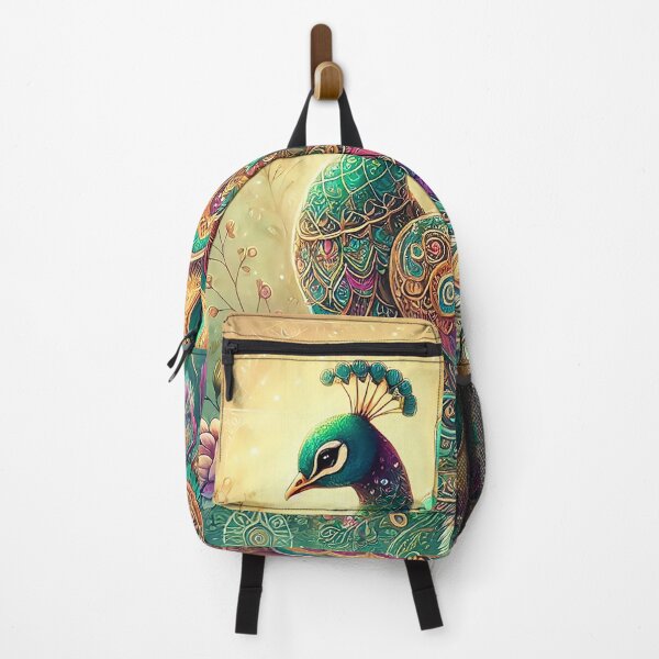 Item preview, Vibrant Whimsical Peacock Bird designed and sold by ALW951.