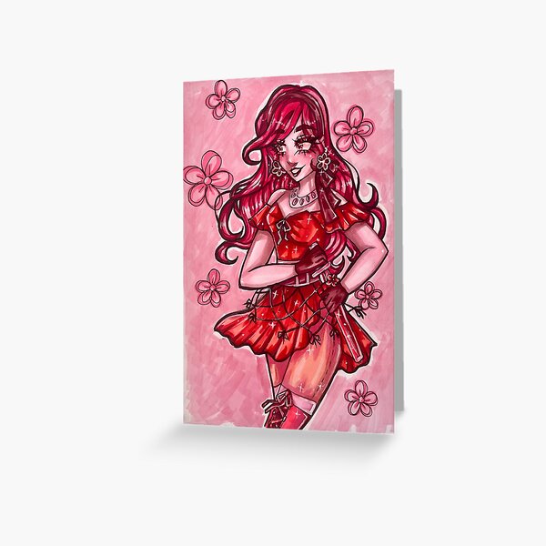Item preview, pink one color portrait designed and sold by KatDarling.
