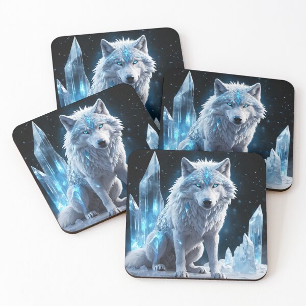 Item preview, Frost-Wolf in a Frozen Wasteland designed and sold by RebelPaintBrush.