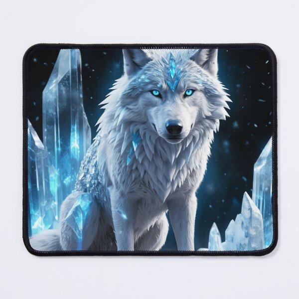 Item preview, Frost-Wolf in a Frozen Wasteland designed and sold by RebelPaintBrush.