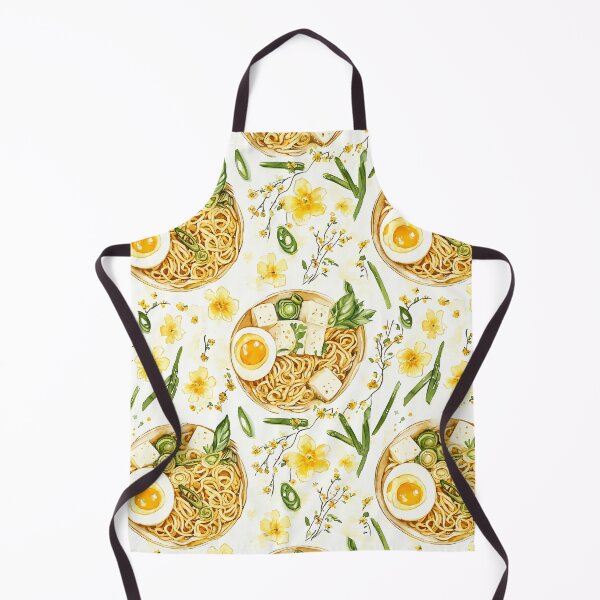 Item preview, Tofu Egg Ramen and Yellow Flowers with Scallions, Noodle Lover designed and sold by VintageFlorals.