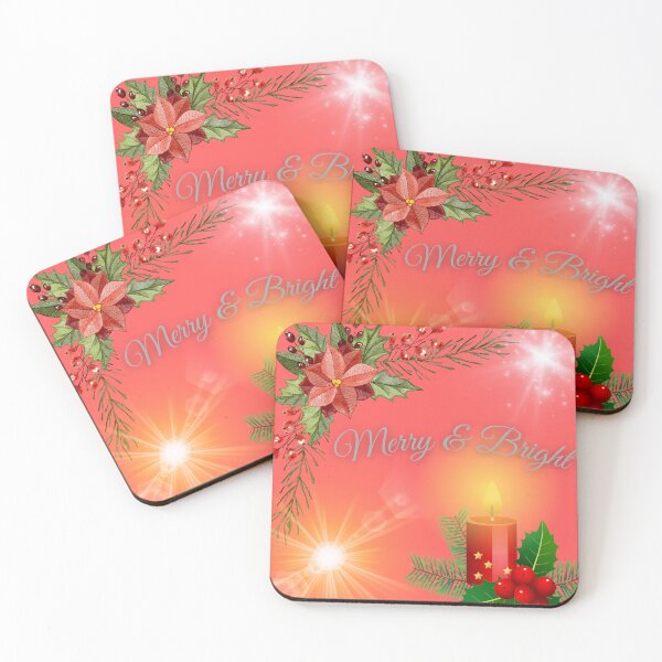 Item preview, Merry & Bright Christmas Design designed and sold by JDGeoShop.