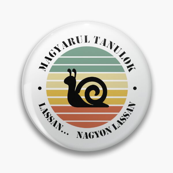 Item preview, slow snail learning hungarian 2 designed and sold by magyarnyol.