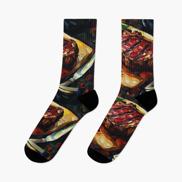 Item preview, Savor the Moment - Juicy Steak with Rosemary, Cherry Tomatoes, and Red Wine designed and sold by OlfactoART Studio.