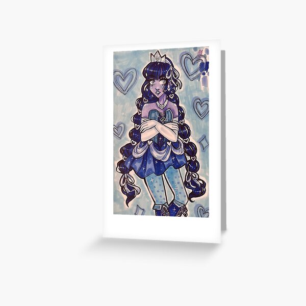 Item preview, Blue one color portrait designed and sold by KatDarling.