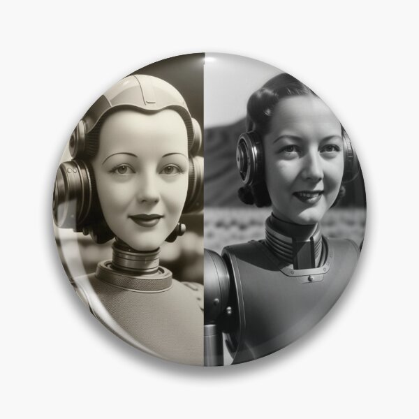 Item preview, 1940's Scifi Robot Girls Vintage designed and sold by highplacidity.