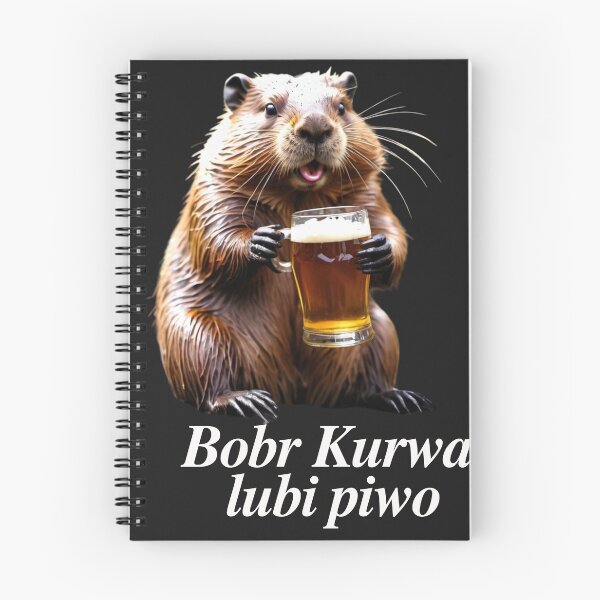Item preview, Bobr Kurwa lubi piwo - beaver like a beer designed and sold by SLAVIC WORLD.