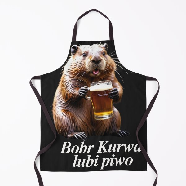 Item preview, Bobr Kurwa lubi piwo - beaver like a beer designed and sold by SLAVIC WORLD.