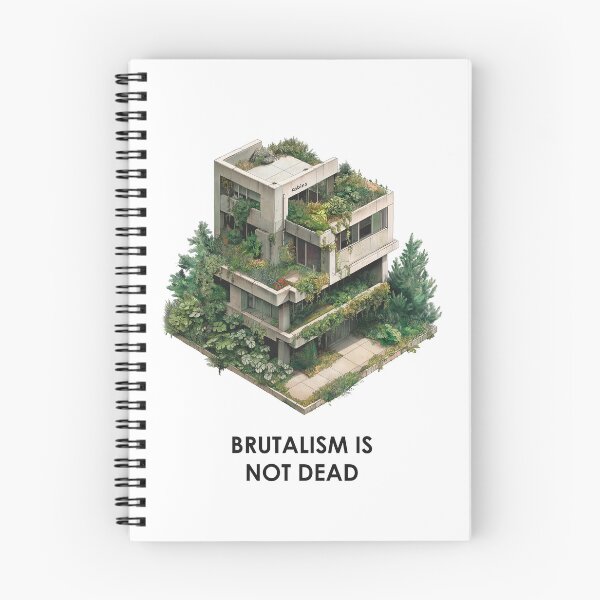 Item preview, Brutalism Is Not Dead: A Green Revival designed and sold by rahuarq.