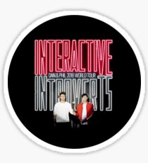 Dan And Phil - Interactive Introverts Sticker