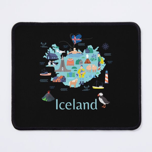Item preview, Iceland inspired design designed and sold by Alelmisira.