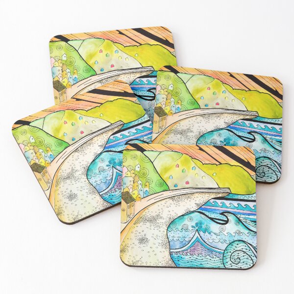 Item preview, Chesil Cove Sunset designed and sold by CPascoeArt.