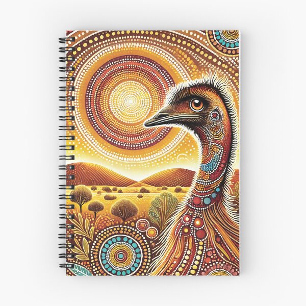 Item preview, Emu  dot patterns design designed and sold by Random Designs.