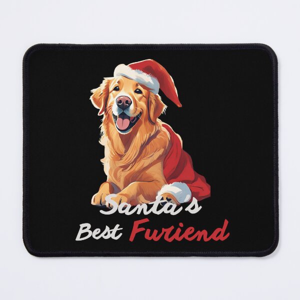 Item preview, Santa's Best Furiend Cute Dog Christmas gift designed and sold by Golden-Heaven.