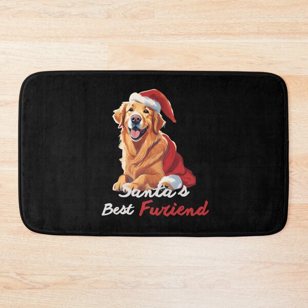 Item preview, Santa's Best Furiend Cute Dog Christmas gift designed and sold by Golden-Heaven.