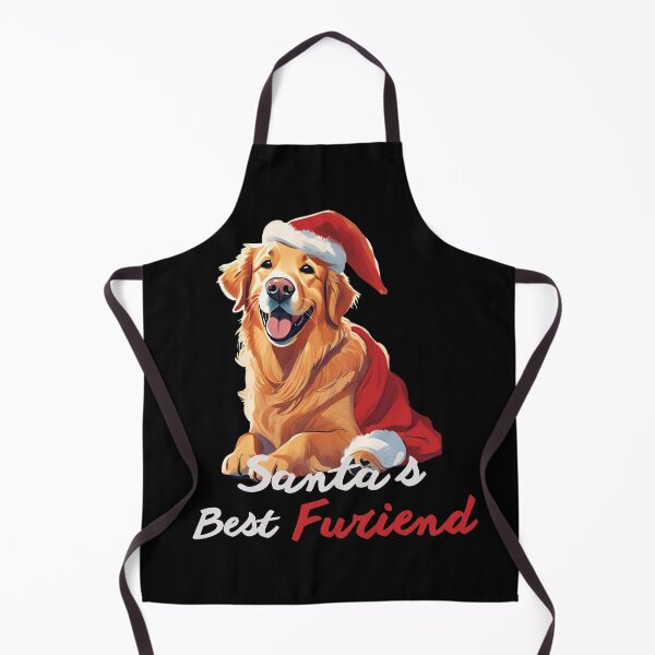 Item preview, Santa's Best Furiend Cute Dog Christmas gift designed and sold by Golden-Heaven.