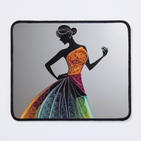 Item preview, Elegant Paper Quilling Art: A Silhouette in Color  designed and sold by KilianSzmid.