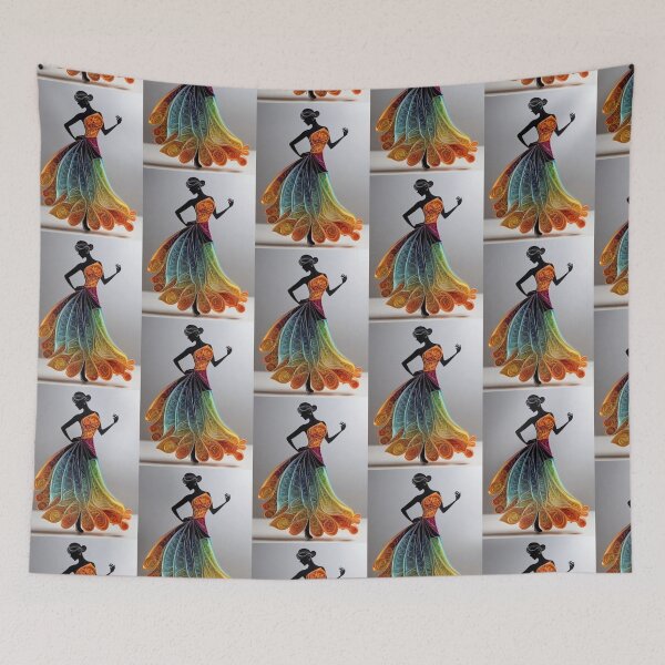 Item preview, Elegant Paper Quilling Art: A Silhouette in Color  designed and sold by KilianSzmid.