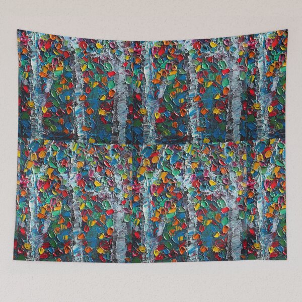 Item preview, Colorful Birches designed and sold by jenstever.