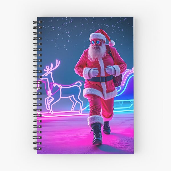 Aperçu de l'œuvre Père Noël cool des années 80 créée et vendue par ThranDesigns.