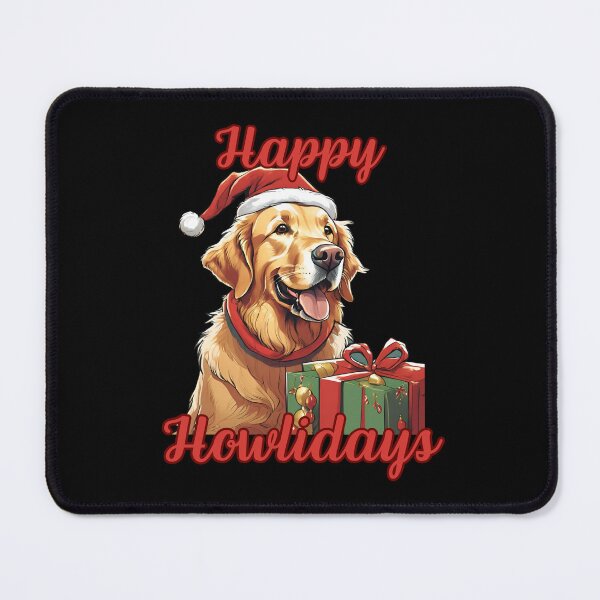 Item preview, Happy howlidays funny dog lover chritstmas gift designed and sold by Golden-Heaven.